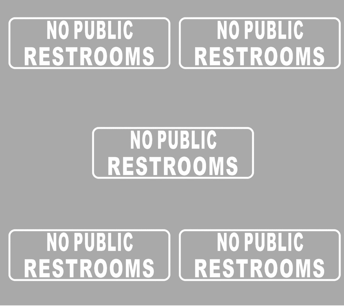 Please Use Next Door Transparent Sticker - 12 x 4 Inches, Pack of 4 - Direction Decal, Easy Peel and Stick, Ideal for Businesses, Stores, Restaurants, Indoor Outdoor Use (Please Use Next Door)