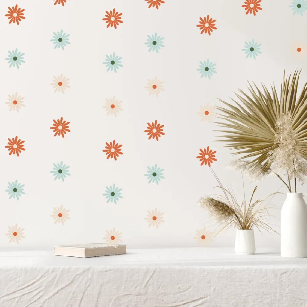 12x36 Inch Three Line Set - Boho Geometrical Shape Themed DIY Boho Wall Decal Mural Set - 80 Pcs Stickers for Wall, Kitchen, Nursery, Office Decor - Each Sticker 1.8x1.7 Inch (Boho Line Black)