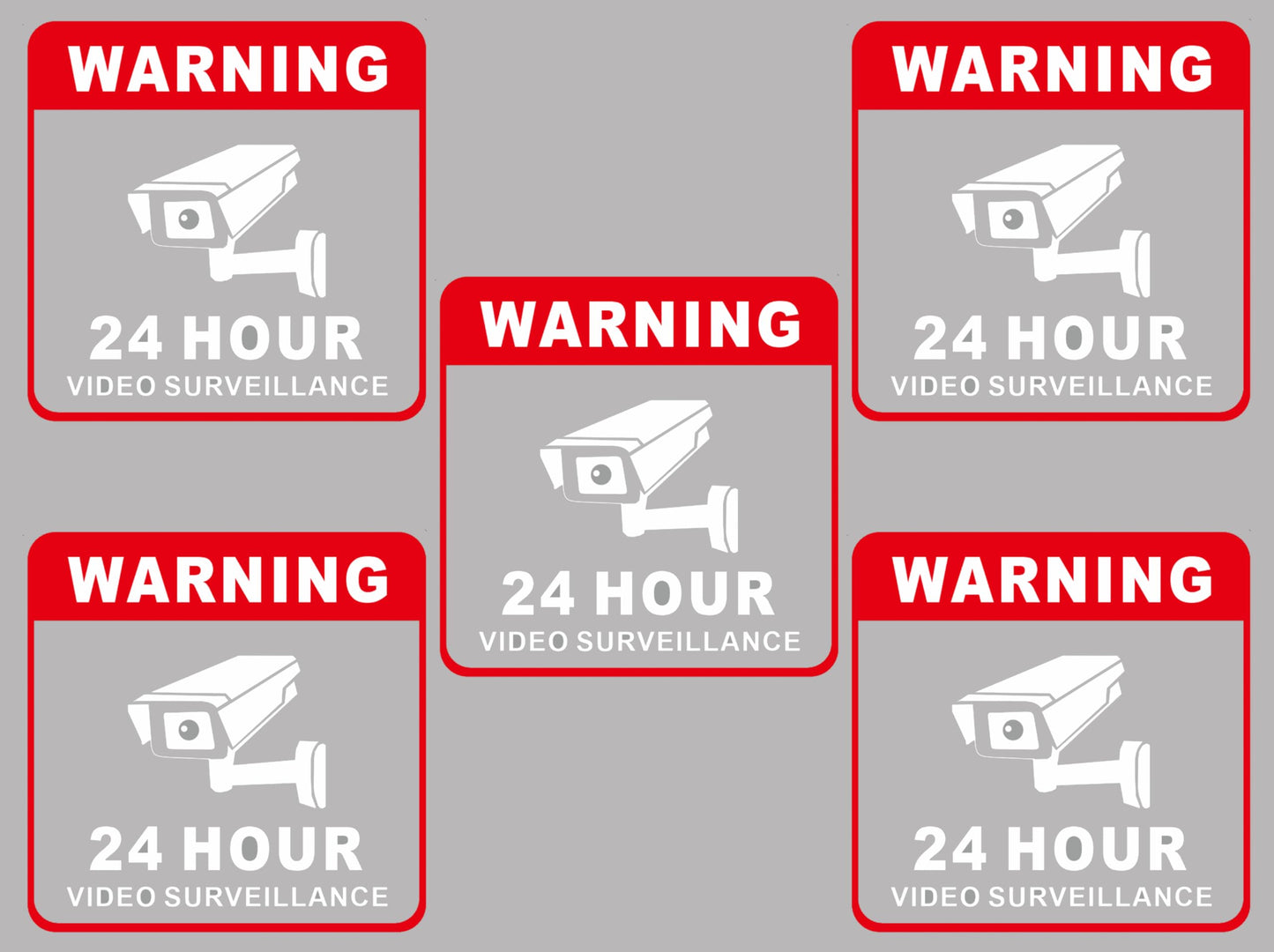 No Outside Food or Drink Store Window Decals, 10 x 8 Inches, Pack of 2, Clear, Weatherproof (No Outside Food 10x8)