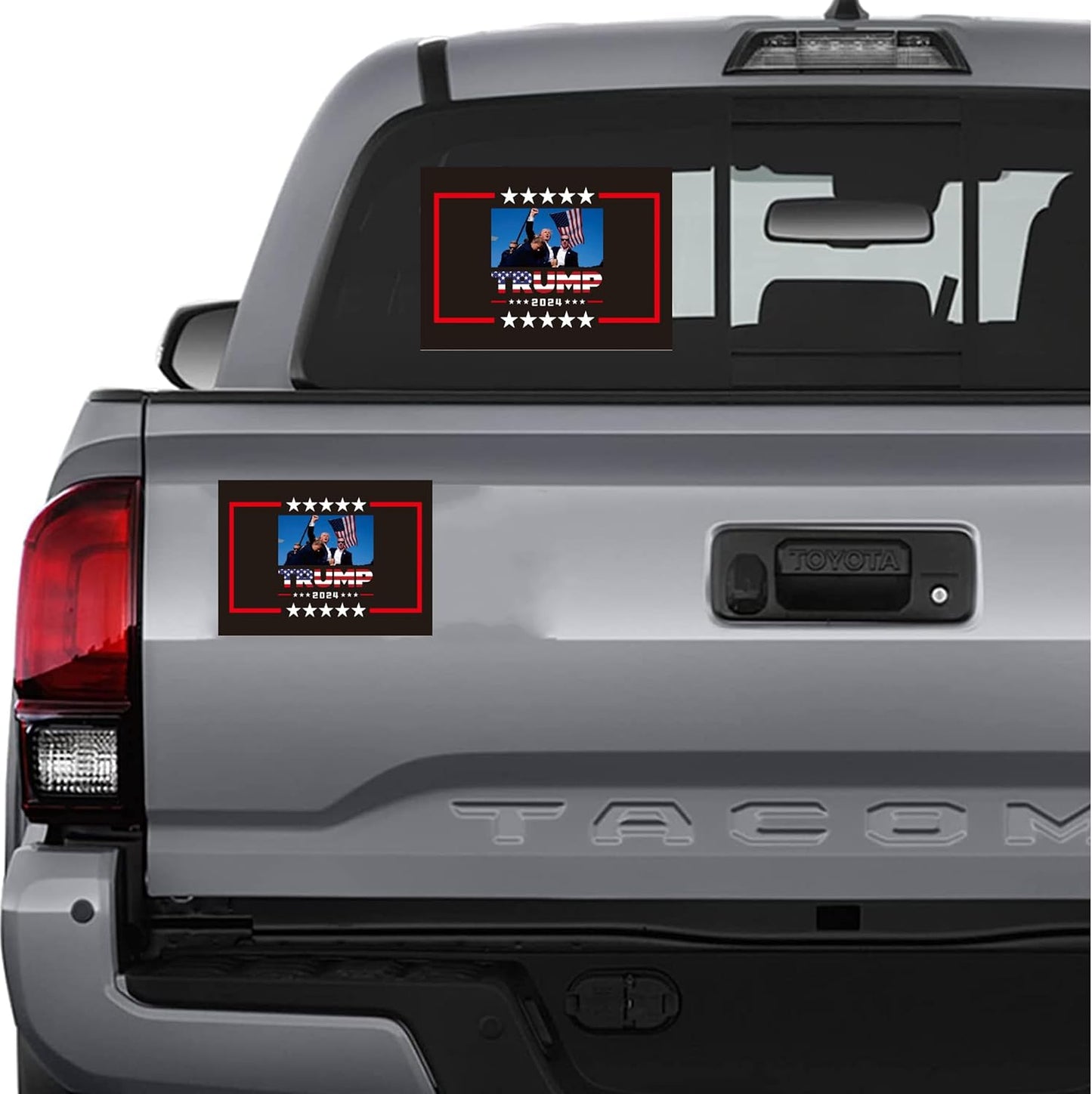 10 Pack Trump 2024 Bumper Sticker Merchandise, Large Size 5.5" x 4.5" Vinyl Decal, Presidential Campaign Political Stickers for Car, Laptop, Phone, Truck, Bumper, Take America Back Again (Pack of 10)