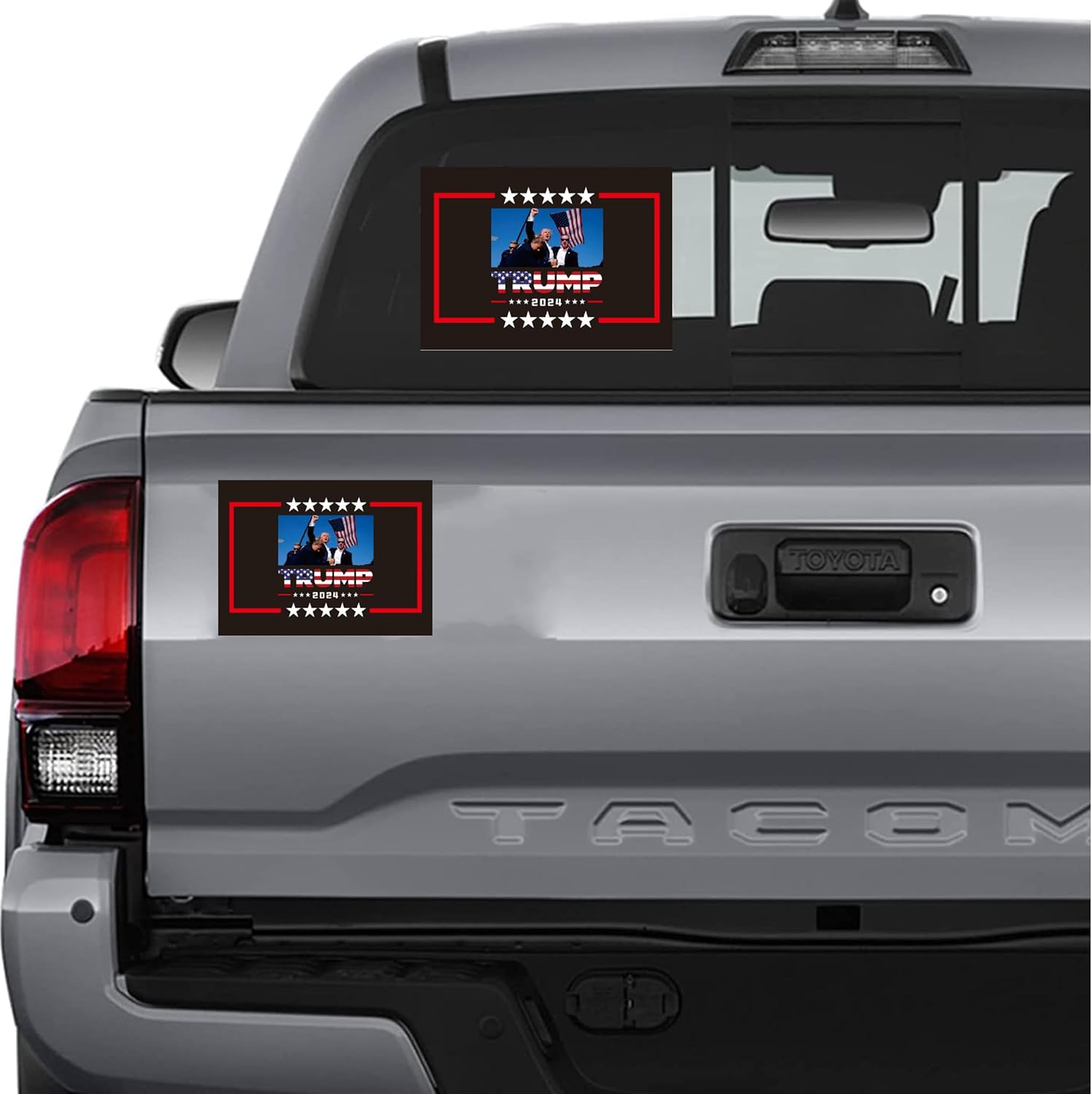 10 Pack Trump 2024 Bumper Sticker Merchandise, Large Size 5.5" x 4.5" Vinyl Decal, Presidential Campaign Political Stickers for Car, Laptop, Phone, Truck, Bumper, Take America Back Again (Pack of 10)