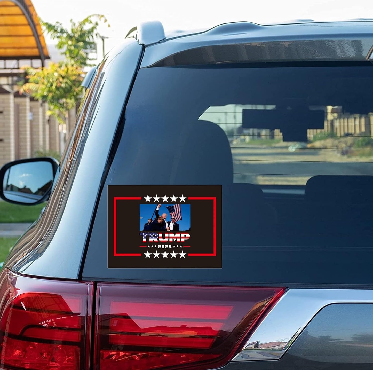 10 Pack Trump 2024 Bumper Sticker Merchandise, Large Size 5.5" x 4.5" Vinyl Decal, Presidential Campaign Political Stickers for Car, Laptop, Phone, Truck, Bumper, Take America Back Again (Pack of 10)