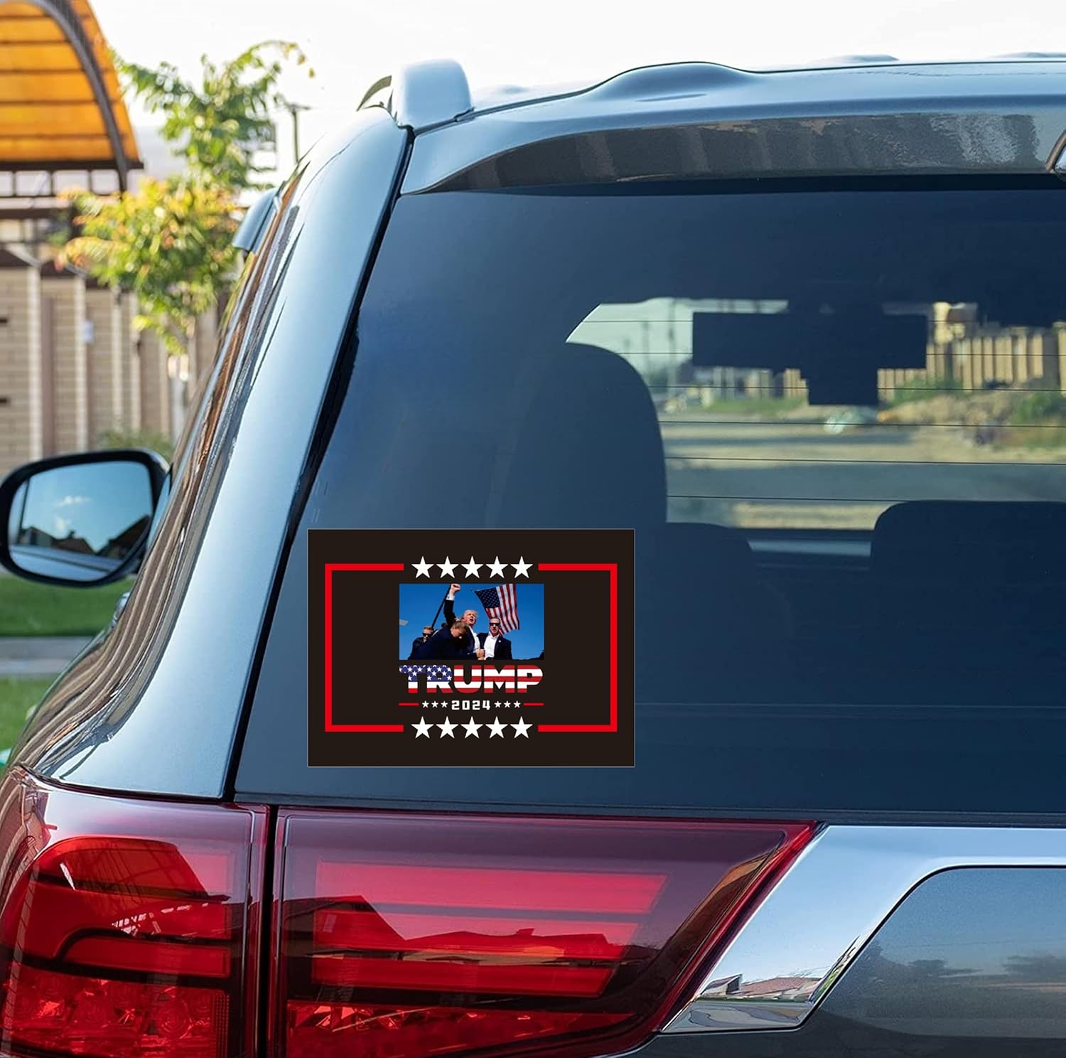 10 Pack Trump 2024 Bumper Sticker Merchandise, Large Size 5.5" x 4.5" Vinyl Decal, Presidential Campaign Political Stickers for Car, Laptop, Phone, Truck, Bumper, Take America Back Again (Pack of 10)